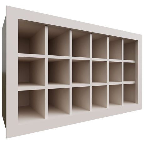 WR3018 - Wall - Wine Rack - 30 W X 18 H X 12 D - Dove