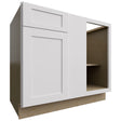 BLB42 45 - Base Corner - Blind Cabinet - 42 W X 34-1 2 H X 24 D - Galaxy Frost