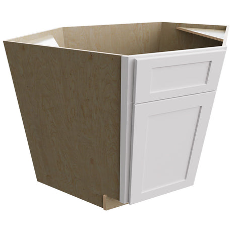 DSB36 - Base Corner - Diagonal Sink Cabinet - 36 W X 34-1 2 H X 36 D - Galaxy Frost