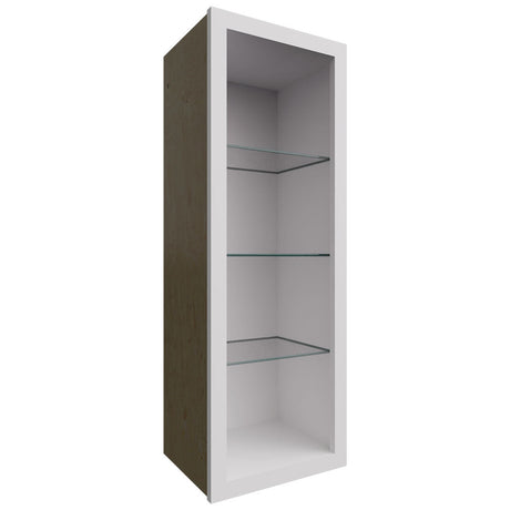 NDW1542 - Wall - Standard No Door Cabinet - 15 W X 42 H X 12 D - Frost