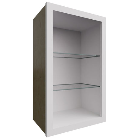 NDW1830 - Wall - Standard No Door Cabinet - 18 W X 30 H X 12 D - Frost