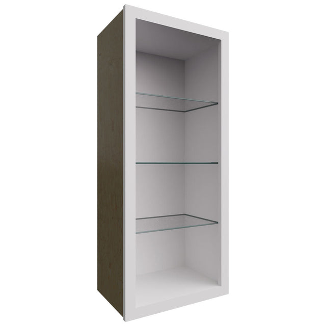 NDW1842 - Wall - Standard No Door Cabinet - 18 W X 42 H X 12 D - Frost