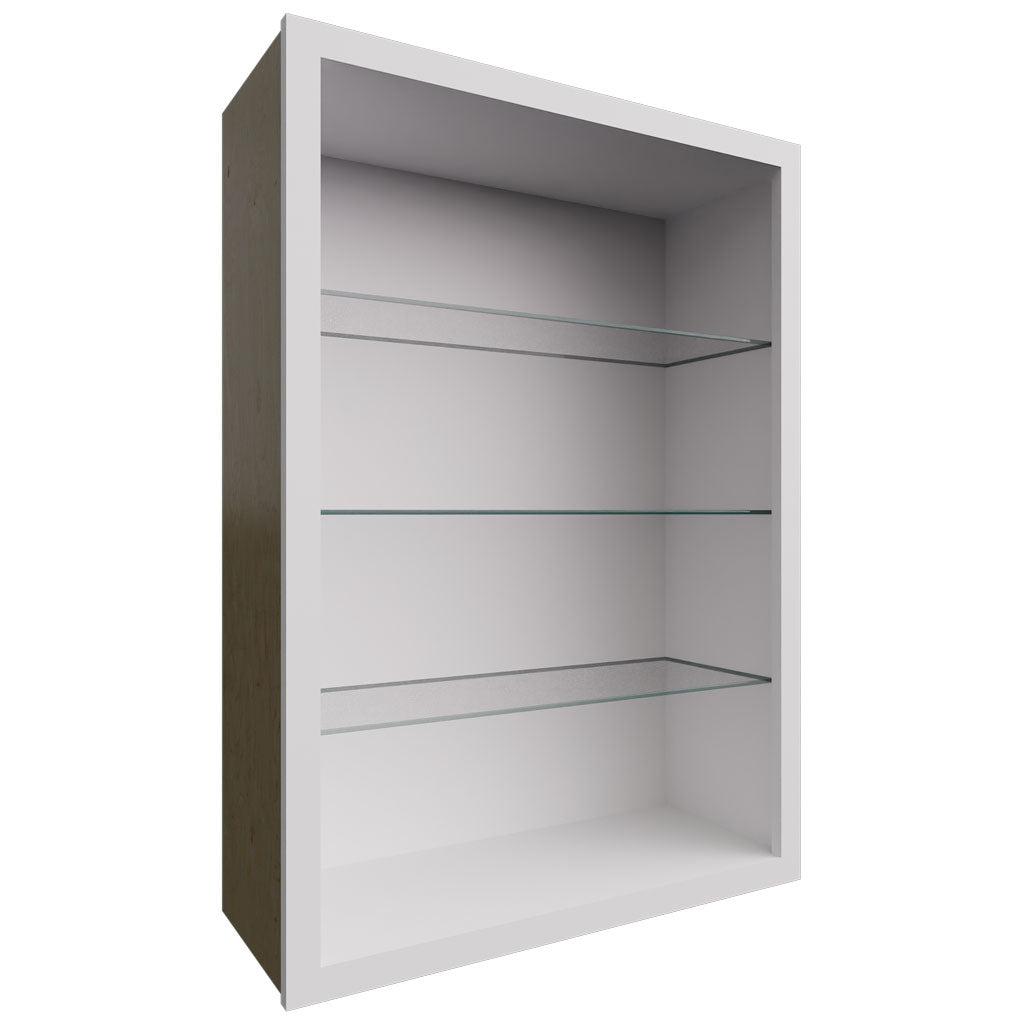 NDW3042 - Wall - Standard No Door Cabinet - 30 W X 42 H X 12 D - Frost