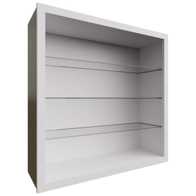 NDW3636 - Wall - Standard No Door Cabinet - 36 W X 36 H X 12 D - Frost