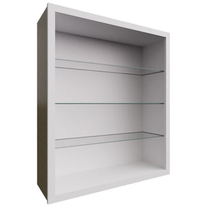 NDW3642 - Wall - Standard No Door Cabinet - 36 W X 42 H X 12 D - Frost