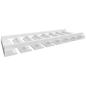 STMW30 - Wall - Stemware Rack - 30 W X 1-3 4 H X 12 D - Frost