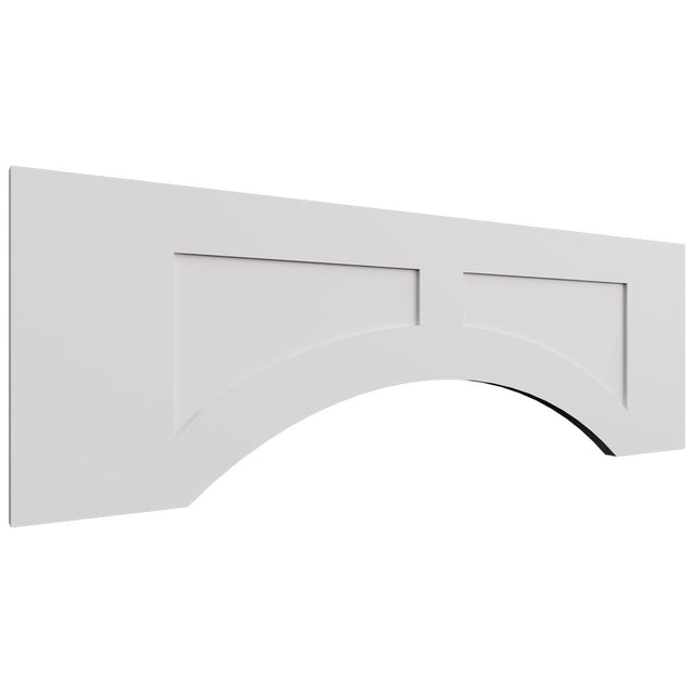 VARP36 - Wall - Arched Recessed Valance - 36 W X 12 H X 3 4 T - Galaxy Frost