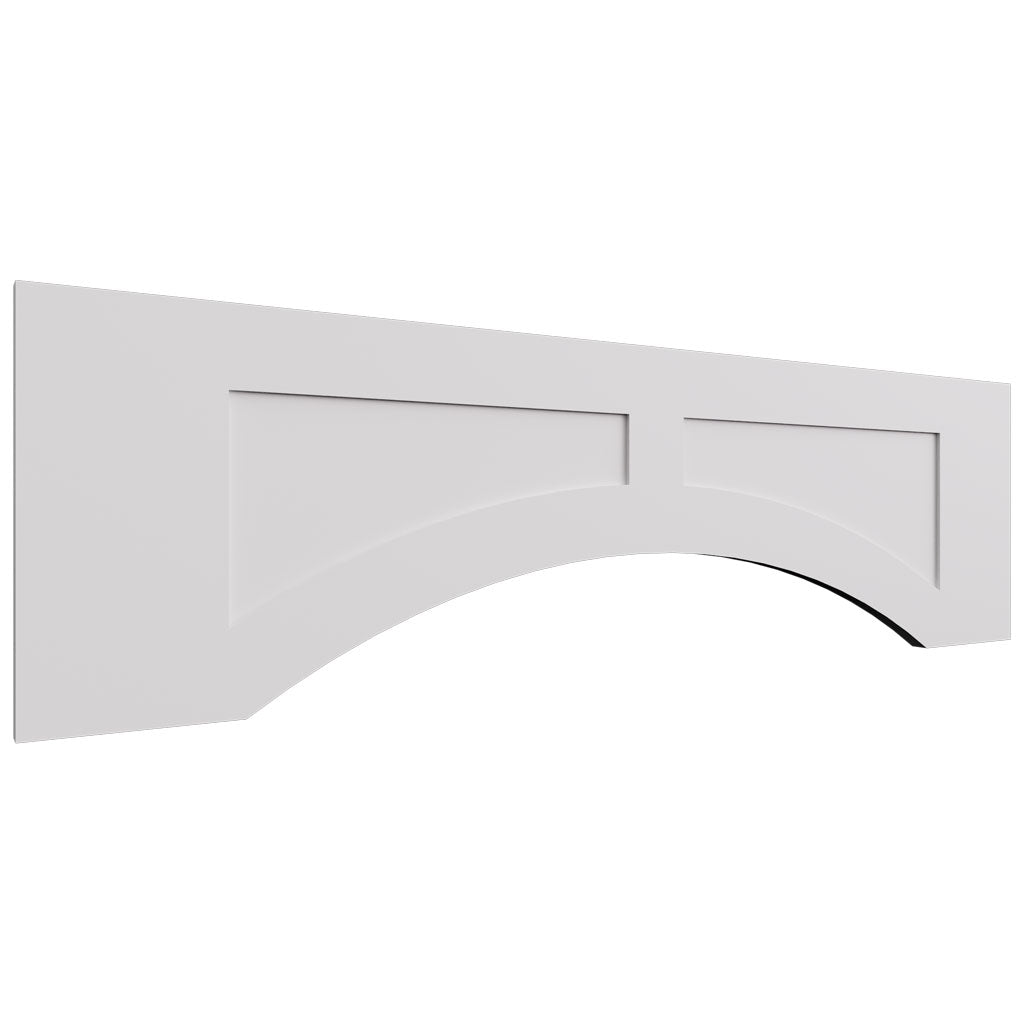 VARP42 - Wall - Arched Recessed Valance - 42 W X 12 H X 3 4 T - Galaxy Frost