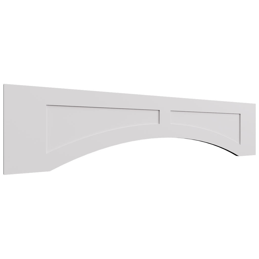 VARP54 - Wall - Arched Recessed Valance - 54 W X 12 H X 3 4 T - Galaxy Frost