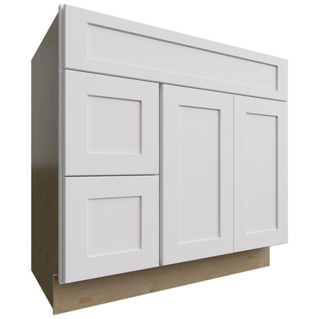 VSD36DL - Vanity - Combo Cabinet - 36 W X 34-1 2 H X 21 D - Galaxy Frost