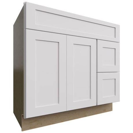 VSD36DR - Vanity - Combo Cabinet - 36 W X 34-1 2 H X 21 D - Galaxy Frost