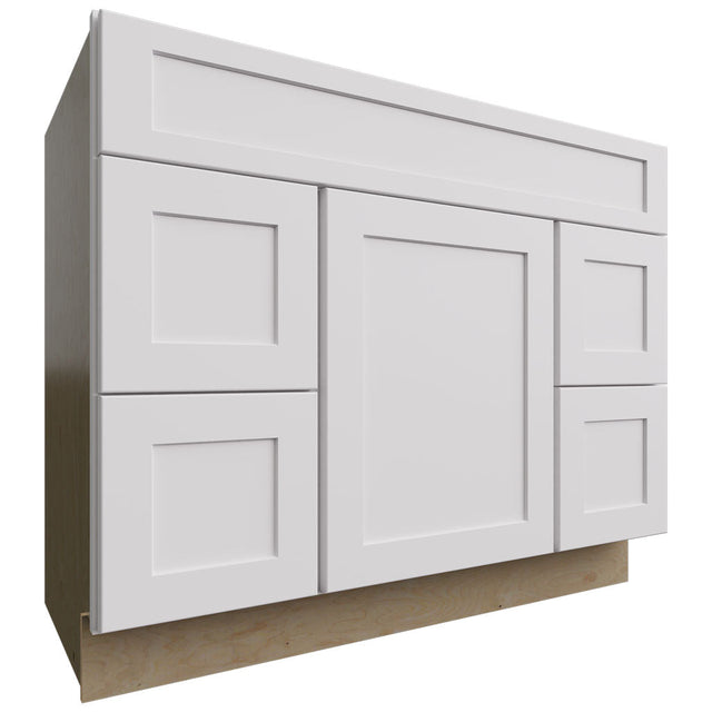 VSD42 - Vanity - Combo Cabinet - 42 W X 34-1 2 H X 21 D - Galaxy Frost