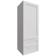 WD1848 - Wall - Drawer Cabinet - 18 W X 48 H X 15 D - Galaxy Frost