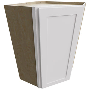 WDC2436 - Wall Corner - Diagonal Cabinet - 24 W X 36 H X 24 D - Galaxy Frost