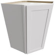 WDC2736 - Wall Corner - Diagonal Cabinet - 27 W X 36 H X 27 D - Galaxy Frost