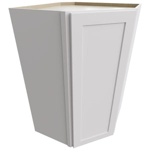 WDC2742 - Wall Corner - Diagonal Cabinet - 27 W X 42 H X 27 D - Galaxy Frost