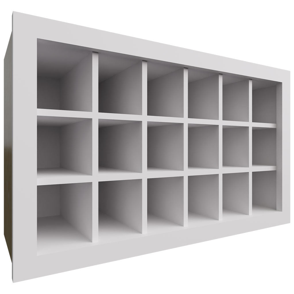 WR3018 - Wall - Wine Rack - 30 W X 18 H X 12 D - Frost