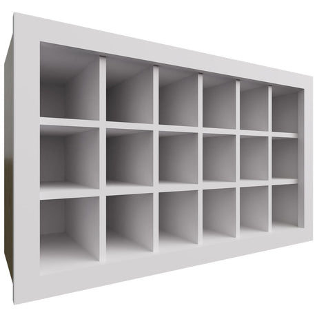 WR3018 - Wall - Wine Rack - 30 W X 18 H X 12 D - Frost