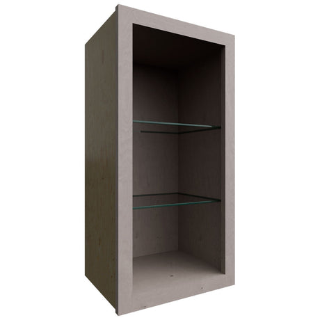 NDW1530 - Wall - Standard No Door Cabinet - 15 W X 30 H X 12 D - Horizon