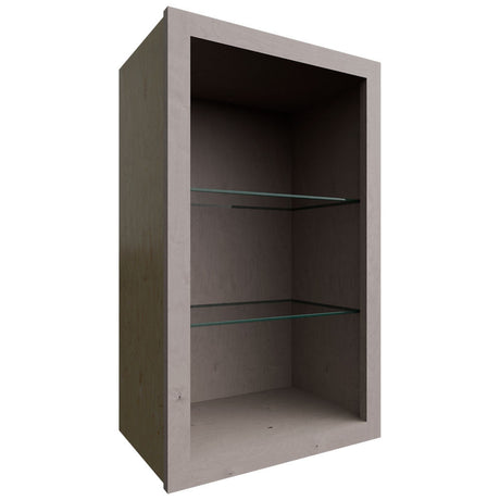 NDW1830 - Wall - Standard No Door Cabinet - 18 W X 30 H X 12 D - Horizon