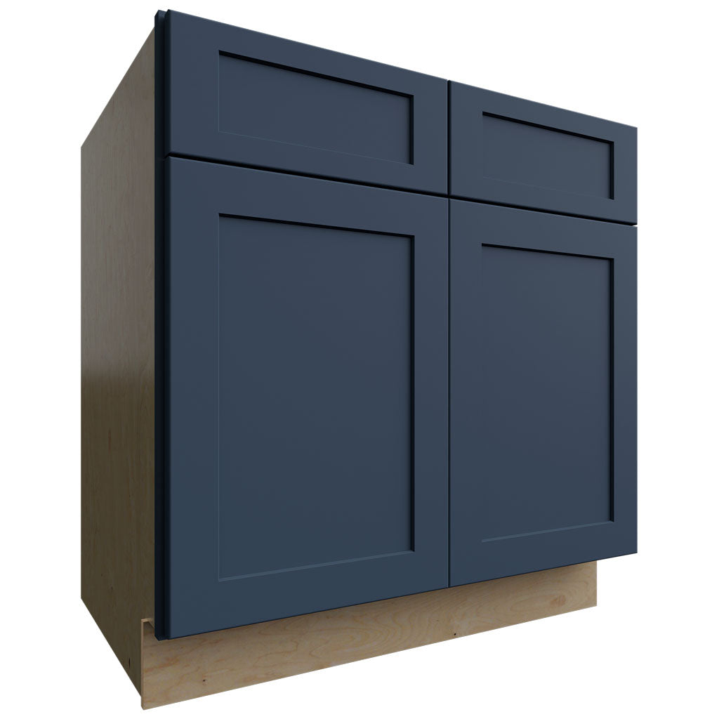 B33 - Base - Standard Cabinet - 33 W X 34-1 2 H X 24 D - Galaxy Indigo