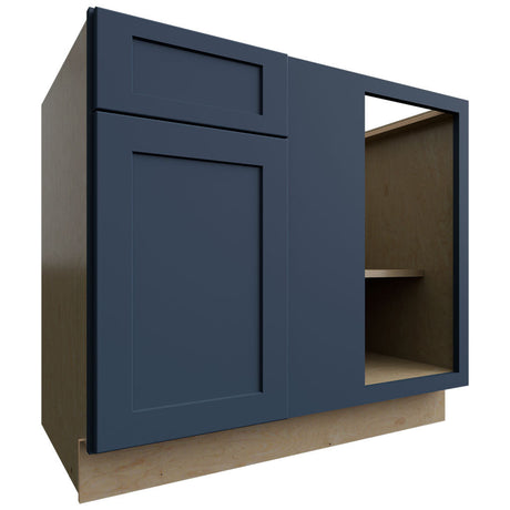 BLB42 45 - Base Corner - Blind Cabinet - 42 W X 34-1 2 H X 24 D - Galaxy Indigo