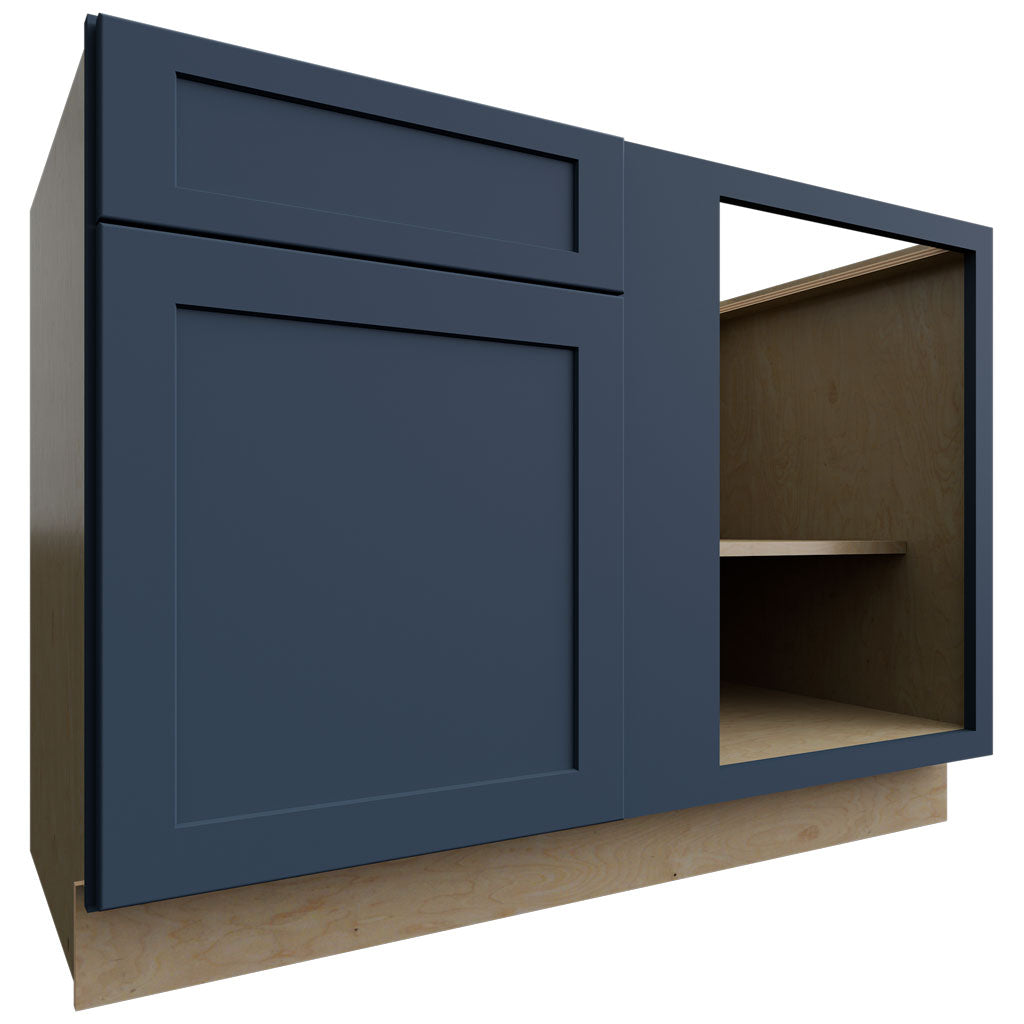 BLB48 51 - Base Corner - Blind Cabinet - 48 W X 34-1 2 H X 24 D - Galaxy Indigo