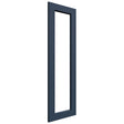 GDW2442 - Wall - Glass Door - 11-3 4 W X 41-1 2 H X 3 4 T - Galaxy Indigo