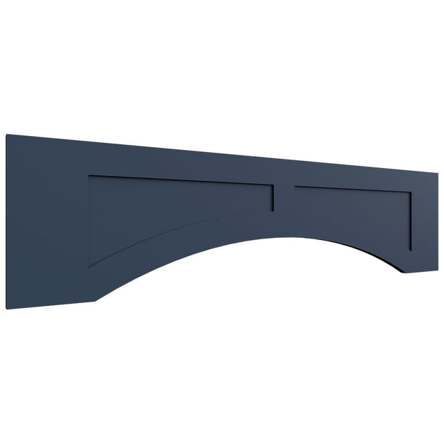 VARP48 - Wall - Arched Recessed Valance - 48 W X 12 H X 3 4 T - Galaxy Indigo