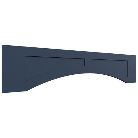 VARP54 - Wall - Arched Recessed Valance - 54 W X 12 H X 3 4 T - Galaxy Indigo