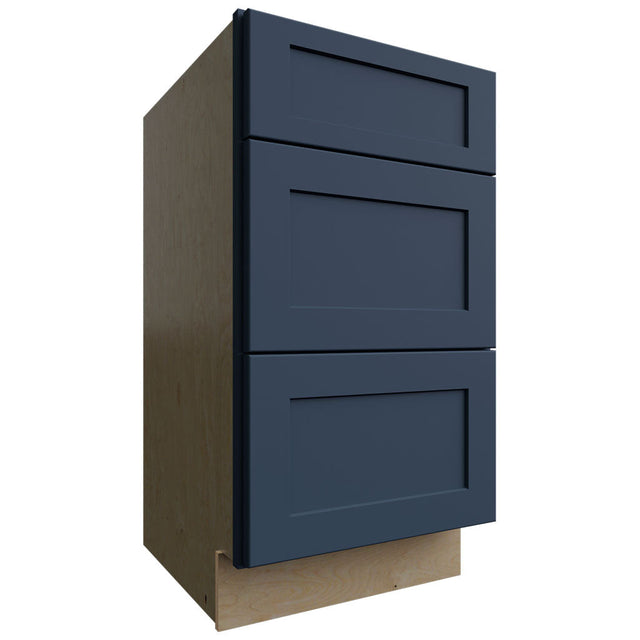 VDB18-34 - Vanity - Drawer Cabinet - 18 W X 34-1 2 H X 21 D - Galaxy Indigo