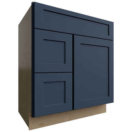 VSD30DL - Vanity - Combo Cabinet - 30 W X 34-1 2 H X 21 D - Galaxy Indigo