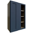 WBC2436 - Wall Corner - Blind Cabinet - 24 W X 36 H X 12 D - Galaxy Indigo