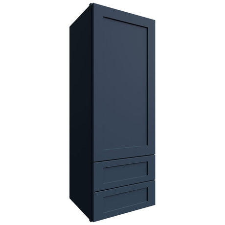 WD1848 - Wall - Drawer Cabinet - 18 W X 48 H X 15 D - Galaxy Indigo