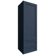 WD1854 - Wall - Drawer Cabinet - 18 W X 54 H X 15 D - Galaxy Indigo