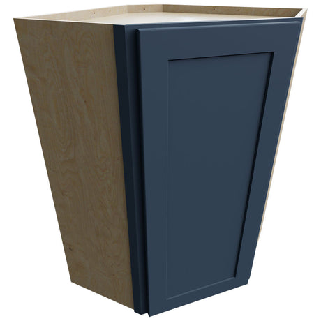 WDC2436 - Wall Corner - Diagonal Cabinet - 24 W X 36 H X 24 D - Galaxy Indigo