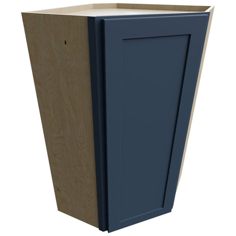 WDC2442 - Wall Corner - Diagonal Cabinet - 24 W X 42 H X 24 D - Galaxy Indigo