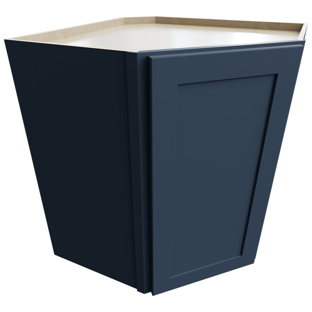 WDC2730 - Wall Corner - Diagonal Cabinet - 27 W X 30 H X 27 D - Galaxy Indigo