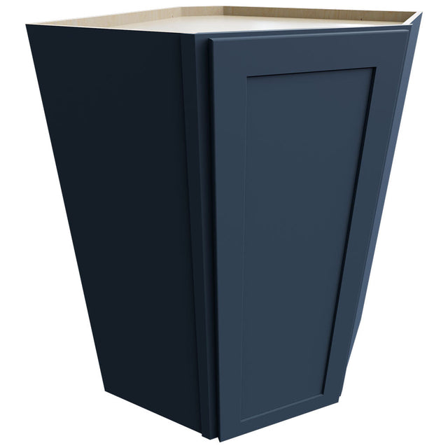 WDC2742 - Wall Corner - Diagonal Cabinet - 27 W X 42 H X 27 D - Galaxy Indigo