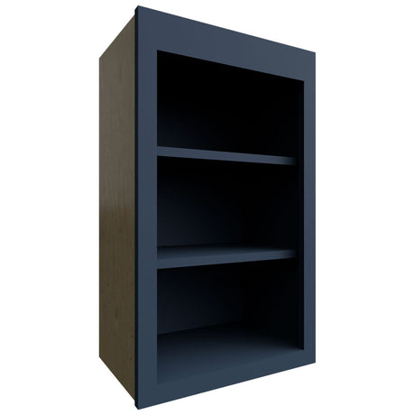 WOS1830 - Wall - Open Shelf - 18 W X 30 H X 12 D - Galaxy Indigo