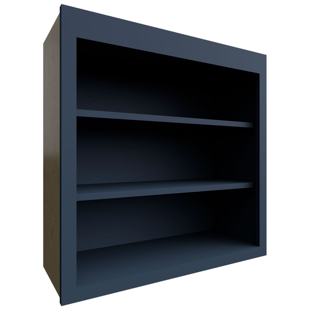 WOS3030 - Wall - Open Shelf - 30 W X 30 H X 12 D - Galaxy Indigo