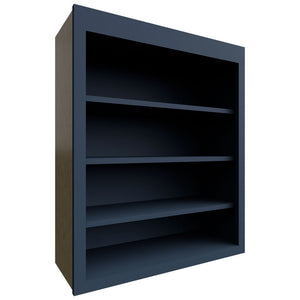 WOS3036 - Wall - Open Shelf - 30 W X 36 H X 12 D - Galaxy Indigo