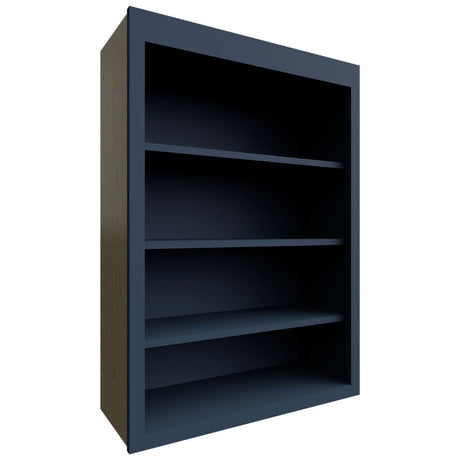 WOS3042 - Wall - Open Shelf - 30 W X 42 H X 12 D - Galaxy Indigo