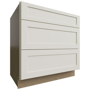 DB33 - Base - 3 Drawers Cabinet - 33 W X 34-1 2 H X 24 D - Galaxy Linen