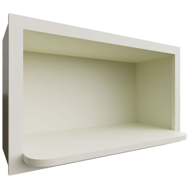 MW3018 - Wall - Microwave Shelf Cabinet - 30 W X 18 H X 12 D - Linen