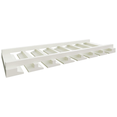 STMW30 - Wall - Stemware Rack - 30 W X 1-3 4 H X 12 D - Linen