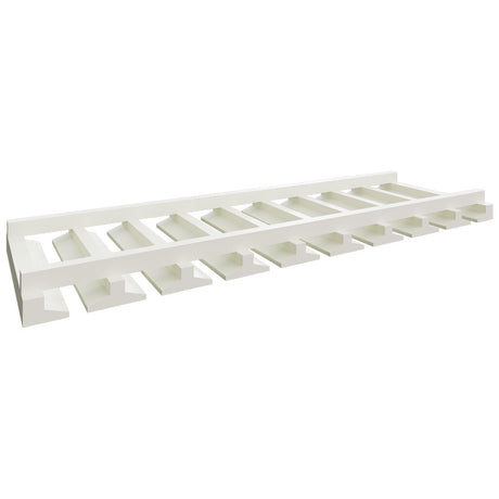 STMW36 - Wall - Stemware Rack - 36 W X 1-3 4 H X 12 D - Linen