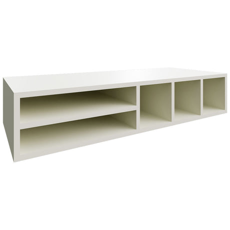 WO306 - Wall - Organizer Rack - 30 W X 6 H X 12 D - Linen