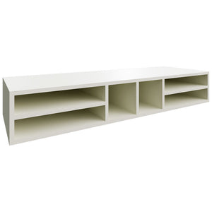 WO366 - Wall - Organizer Rack - 30 W X 6 H X 12 D - Linen