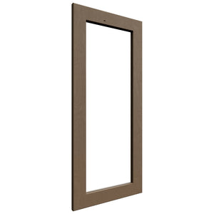 GDWDC2436 ( Wall | Glass Door - 14-3/4"W X 35-1/2"H X 3/4"T ) | Galaxy Mocha